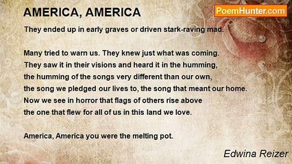 Edwina Reizer - AMERICA, AMERICA