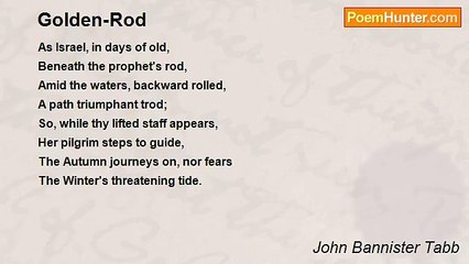 John Bannister Tabb - Golden-Rod