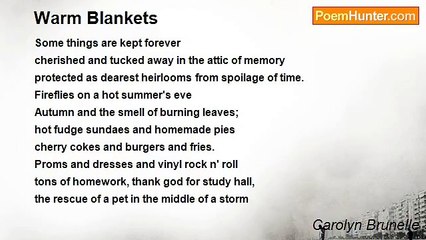 Carolyn Brunelle - Warm Blankets