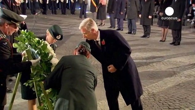 Merkel e reis da Bélgica lembram batalha da Flandres