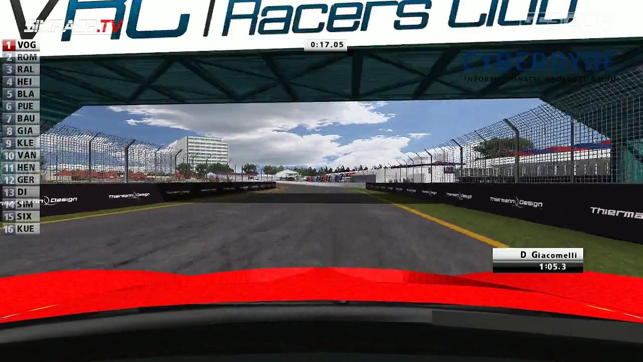 vRC CYBERDYNE GT3 Cup - 4/7 - Adelaide - Teil 1