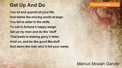 Marcus Mosiah Garvey - Get Up And Do