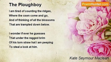 Kate Seymour Maclean - The Ploughboy