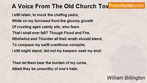 William Billington - A Voice From The Old Church Tower.