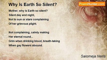 Salomeja Neris - Why Is Earth So Silent?