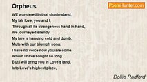 Dollie Radford - Orpheus