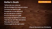 David Munene wa Kimberly - Defiler's Death
