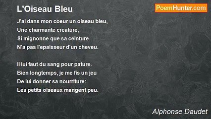 Alphonse Daudet - L'Oiseau Bleu