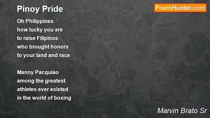 Marvin Brato Sr - Pinoy Pride