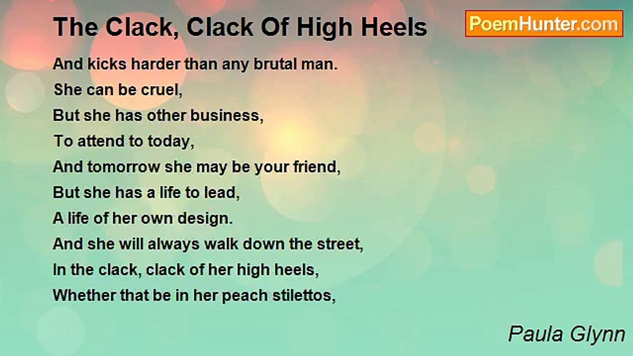 Paula Glynn - The Clack, Clack Of High Heels
