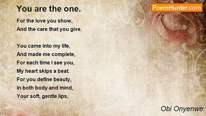 Obi Onyenwe - You are the one.