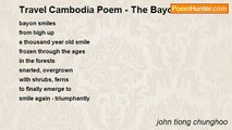 john tiong chunghoo - Travel Cambodia Poem - The Bayon Smiles