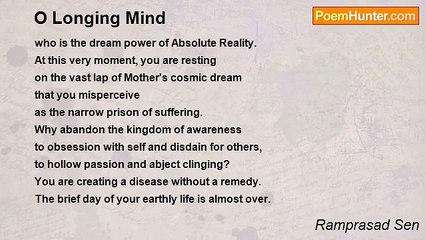 Ramprasad Sen - O Longing Mind