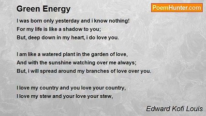 Edward Kofi Louis - Green Energy