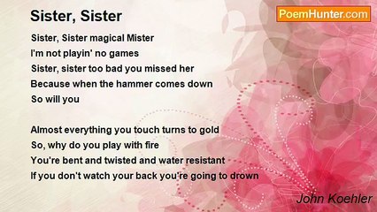 John Koehler - Sister, Sister