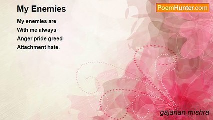 gajanan mishra - My Enemies