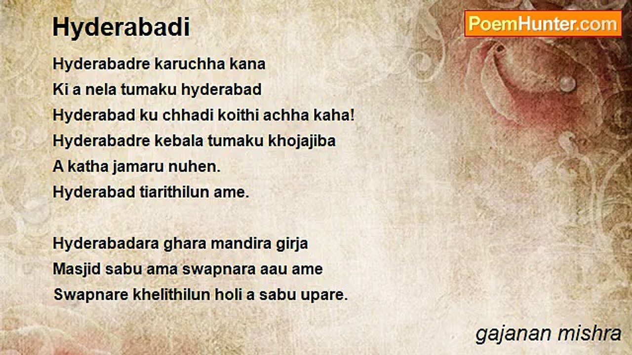 gajanan mishra - Hyderabadi