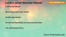 Sossi Khachadourian - Lovers never become friends