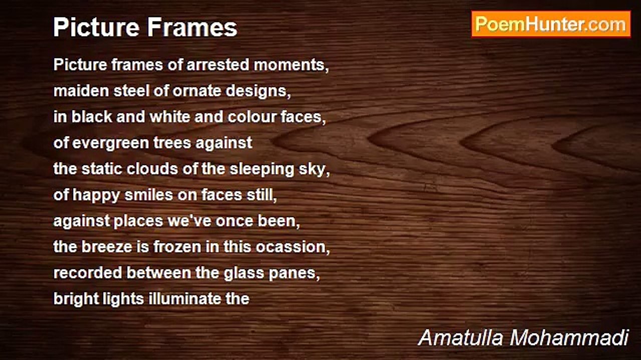Amatulla Mohammadi - Picture Frames