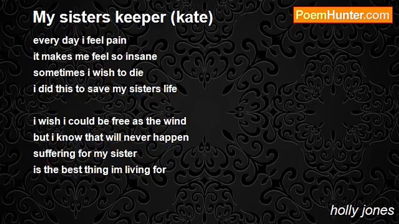 holly jones - My sisters keeper (kate)