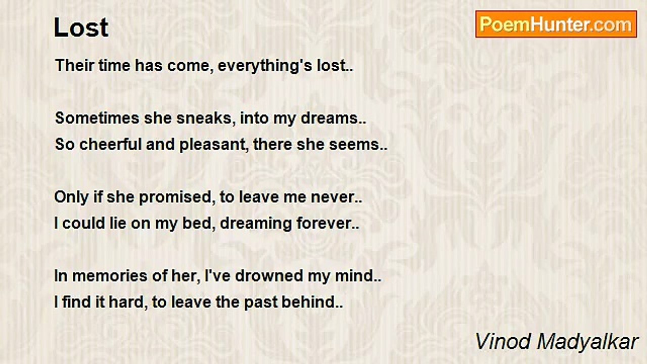 Vinod Madyalkar - Lost