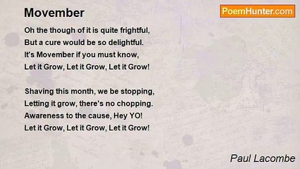 Paul Lacombe - Movember