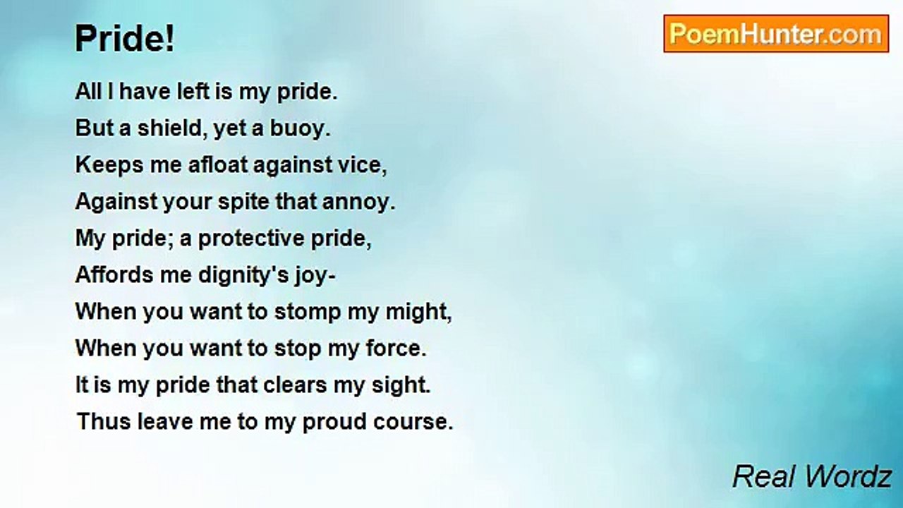 Real Wordz - Pride!