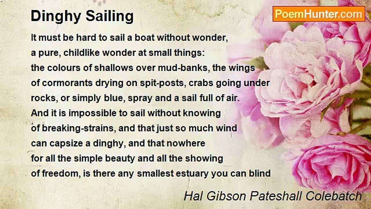 Hal Gibson Pateshall Colebatch - Dinghy Sailing