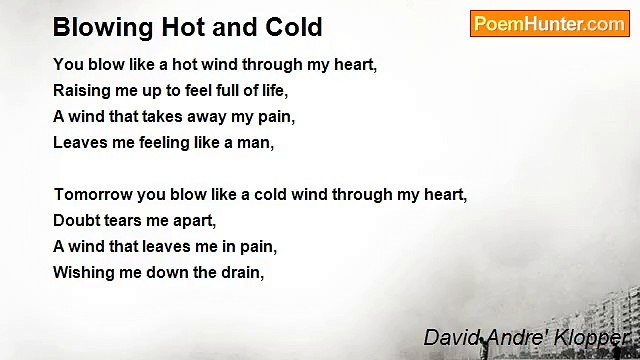 David Andre' Klopper - Blowing Hot and Cold