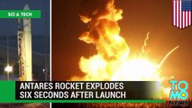 Launch FAIL - Antares rocket and Cygnus spacecraft destroyed in explosion.
