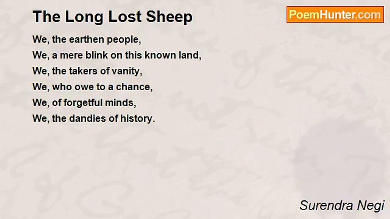 Surendra Negi - The Long Lost Sheep