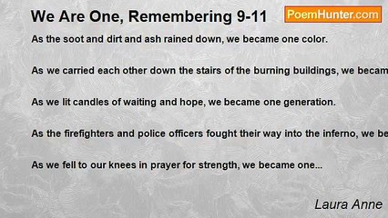 Laura Anne - We Are One, Remembering 9-11