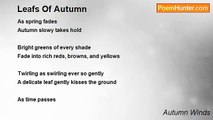 Autumn Winds - Leafs Of Autumn