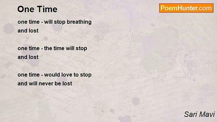 Sari Mavi - One Time