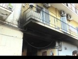 Napoli - Appartamento in fiamme, paura in via Campegna -1- (28.10.14)