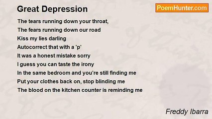 Freddy Ibarra - Great Depression