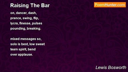 Lewis Bosworth - Raising The Bar