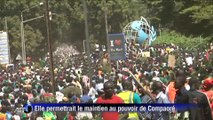 Des centaines de milliers de personnes dans les rues au Burkina Faso