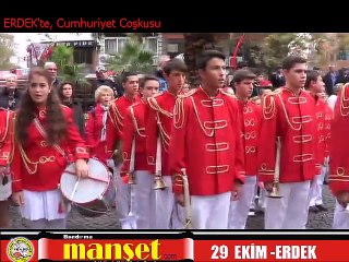 ERDEK te 29 Ekim Cumhuriyetin 91. yıl Bayramı