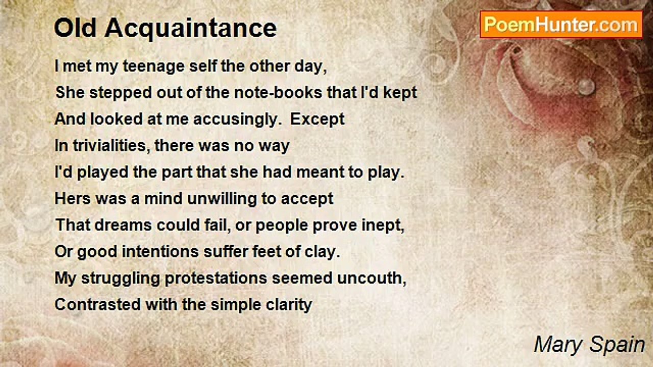 Mary Spain - Old Acquaintance