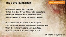 chandra thiagarajan - The good Samaritan