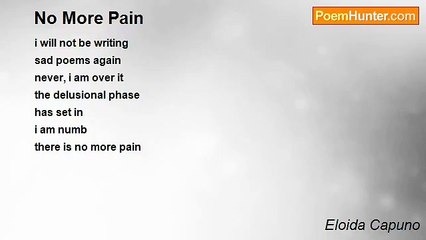 Eloida Capuno - No More Pain