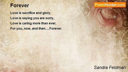 Sandra Feldman - Forever