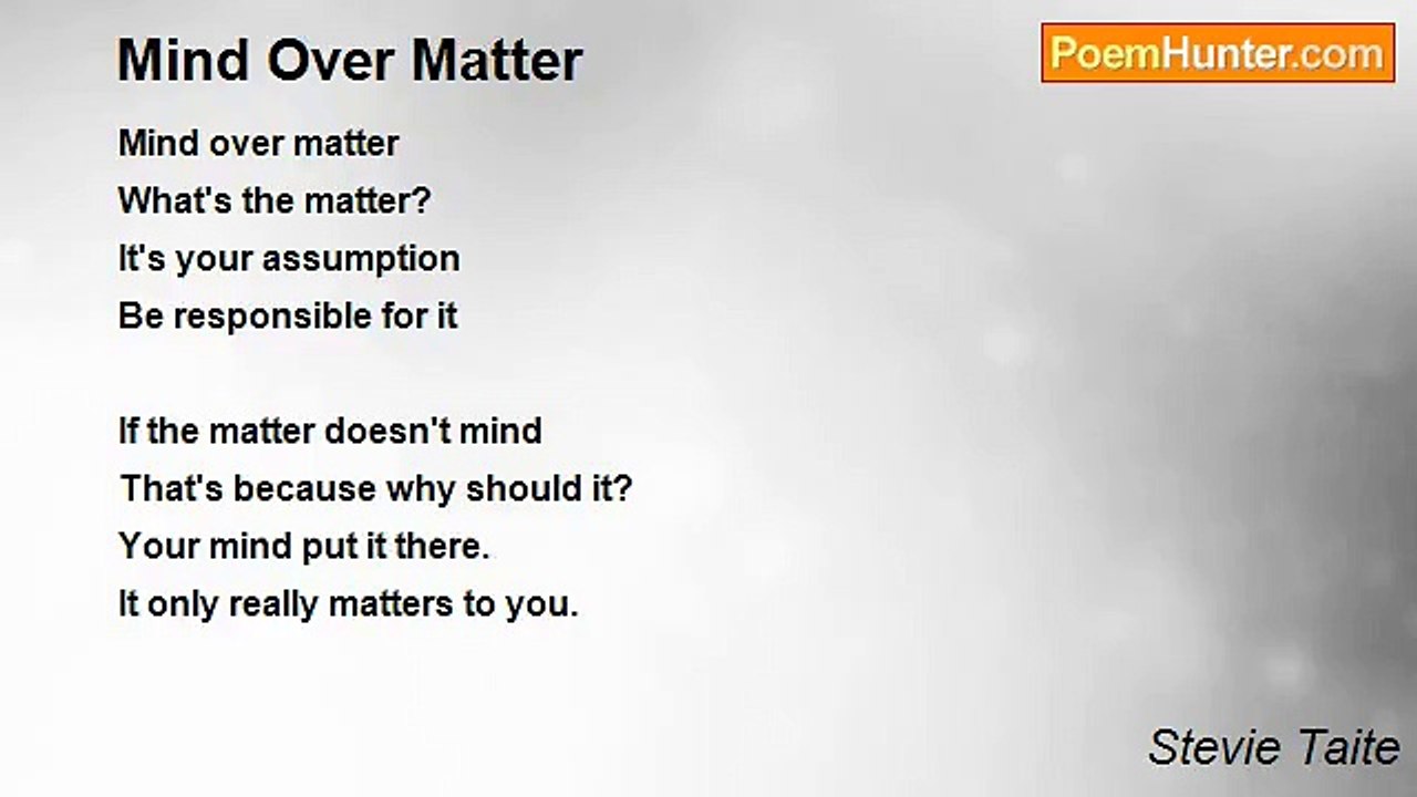 Stevie Taite - Mind Over Matter