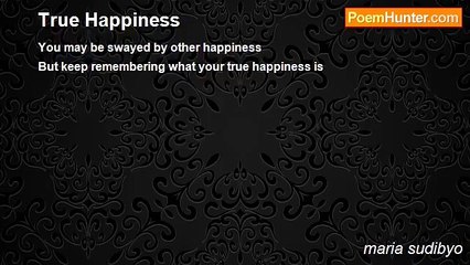 maria sudibyo - True Happiness