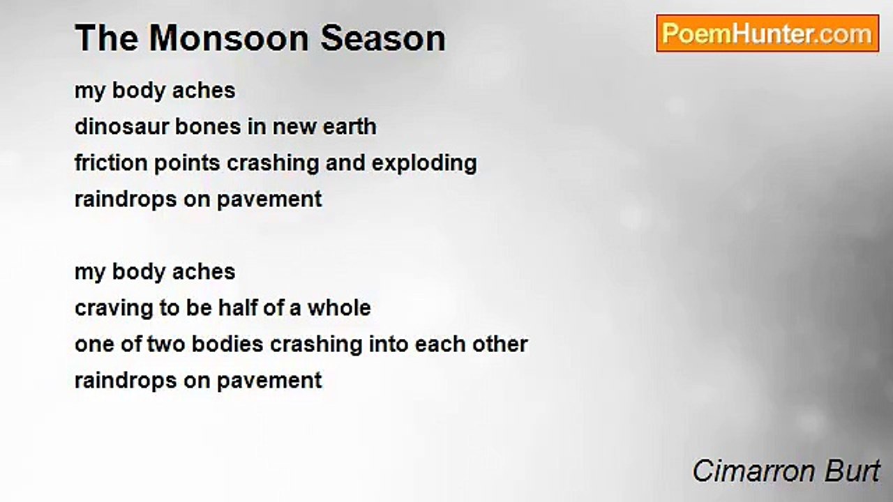 Cimarron Burt - The Monsoon Season