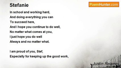 Justin Reamer - Stefanie