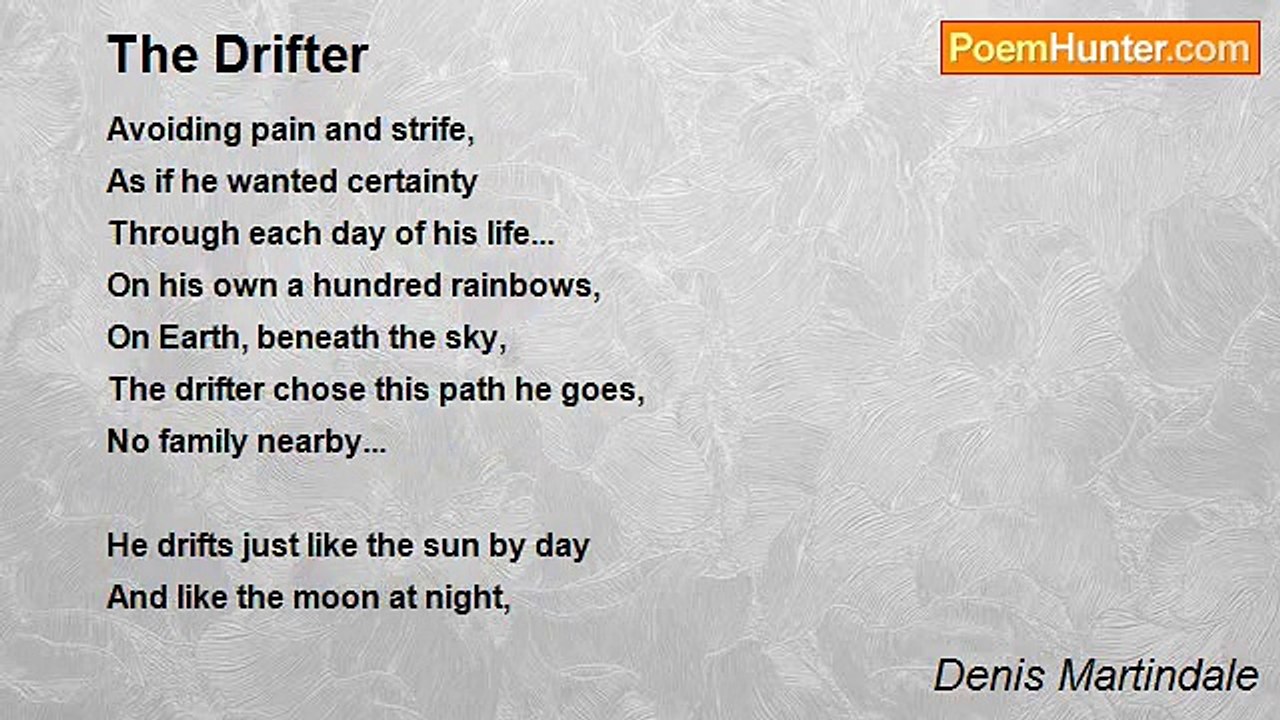 Denis Martindale - The Drifter