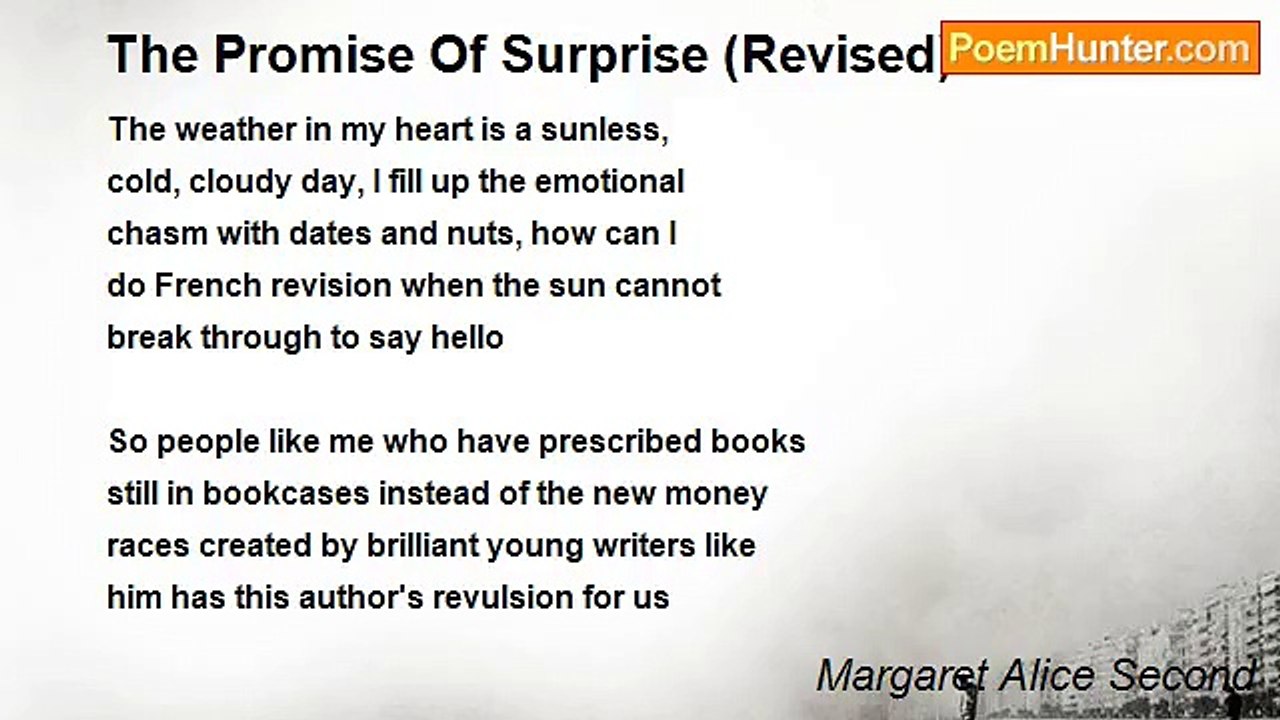 Margaret Alice Second - The Promise Of Surprise...