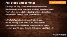 Ruth Walters - Full stops and commas